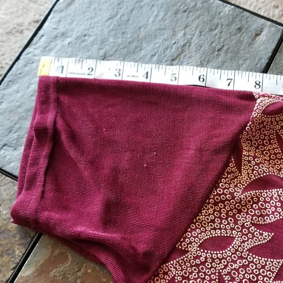 COPY - Maroon embellished Tulip design Top - Picture 5 of 8